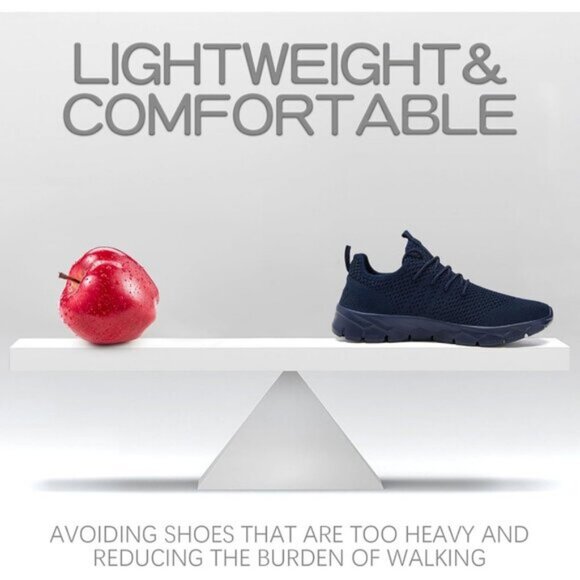 ⚡Mens Blue Running Fashion Tennis Walking Lightweight Athletic Sneakers - Picture 3 of 7